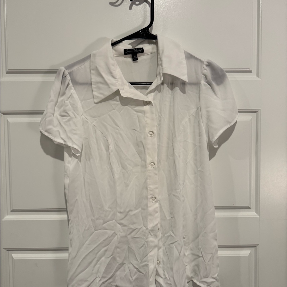 Stylish White Button Down Shirt for Women